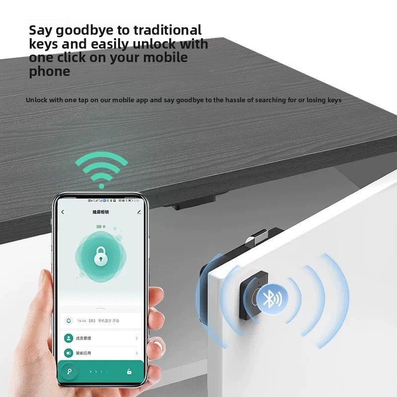 App-Controlled Fingerprint Drawer Lock – Unlock from Anywhere, Anytime