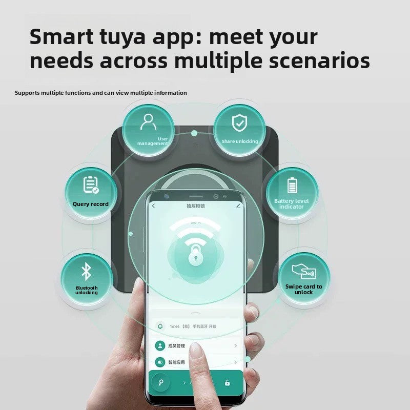 App-Controlled Fingerprint Drawer Lock – Unlock from Anywhere, Anytime