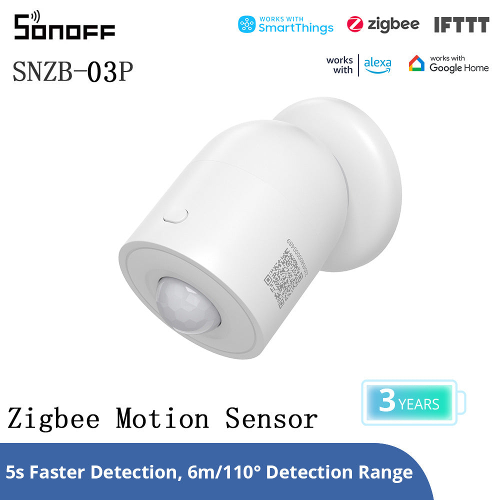 3-in-1 Motion Detector – Zigbee Sensor, App Notifications, Alexa Integration