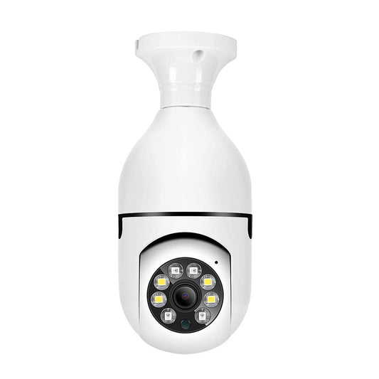 2-in-1 Light Bulb Security Camera – Full HD, Night Vision, Remote Access via App